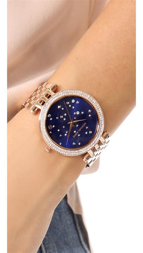 michael kors blue watch women|mike eps watches with bling.